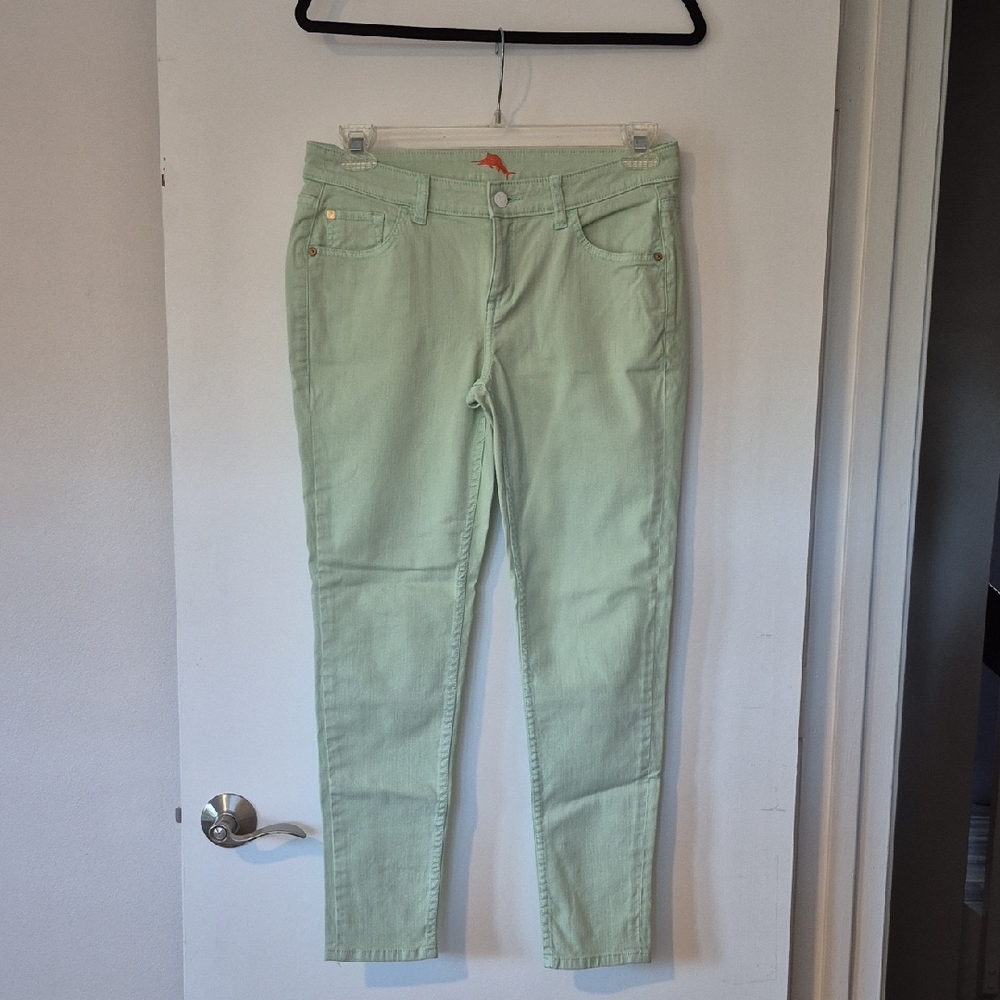 Tommy Bahama Light Green Women's Skinny Jeans